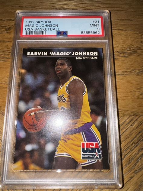 1992 Skybox USA 31 Magic Johnson PSA 9 EBay