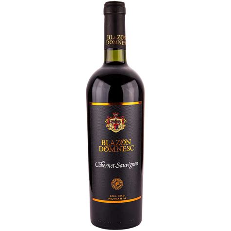 Vin Rosu Blazon Domnesc Cabernet Sauvignon Sec 0 75 L EMAG Ro