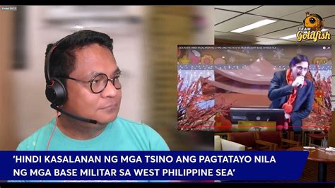 HINDI KASALANAN NG TSINO ANG PAGTATAYO NG MGA MILITARY BASES SA