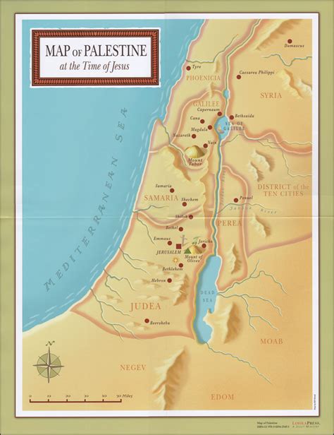 Antiguos Maps Map Of Palestine In The Time Of Jesus Bc Ad Hot Sex Picture