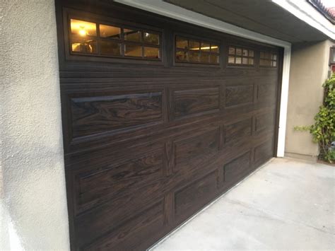 CHI Walnut, Color Garage Door Installed In Irvine - CityScape Garage Doors