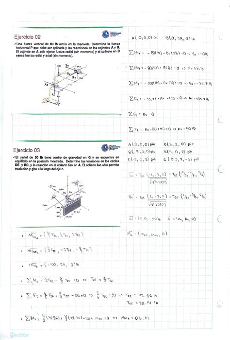 Solution Ejercicios Est Tica Equilibrio De Cuerpos R Gidos