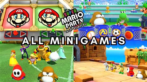 Super Mario Party All Mini Games