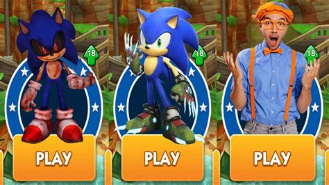 Sonic Dash Boscage Maze Sonic Vs Sonic Exe Vs All Bosses Zazz Eggman