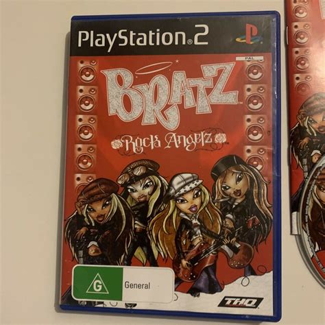 Bratz Rock Angelz Sony Playstation 2 Ps2 Pal Game With Manual Pal