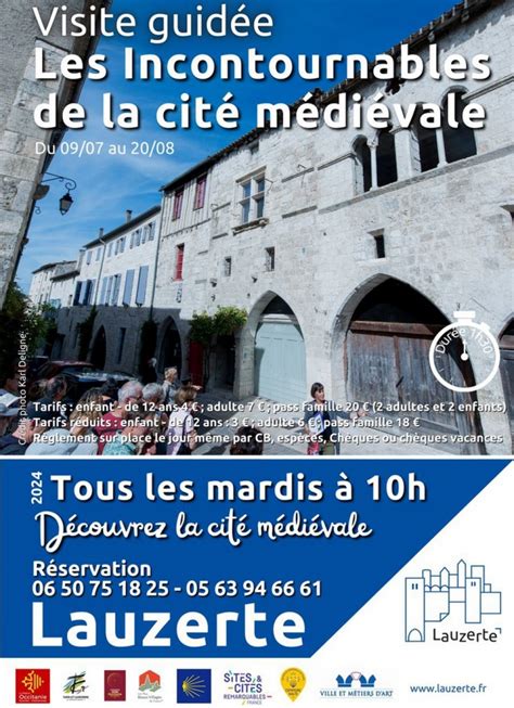 Visite guidée les Incontournables de la cité médiévale Lauzerte