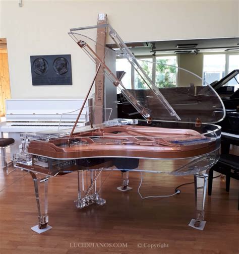 Idyllic Excellence Transparent Piano Bluthner Lucid Pianos Bl Thner