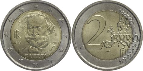 Italien 2 Euro 2013 R 200th Anniversary Of The Birth Of Giuseppe Verdi