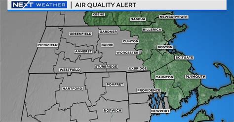 Air Quality Alert Issued For Parts Of Massachusetts Due To Wildfire