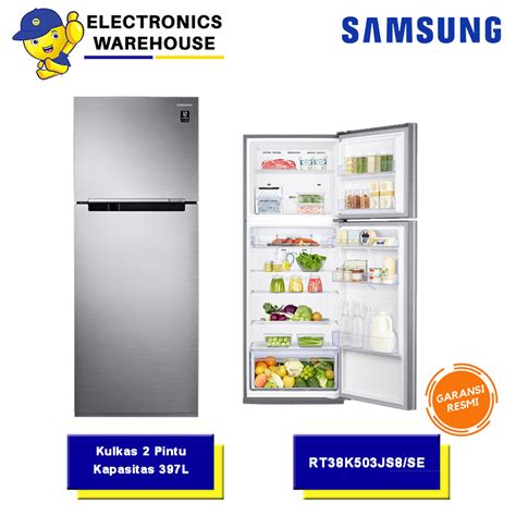 SAMSUNG Kulkas Besar 2 Pintu Big 2 Door Refrigerator RT38K503JS8