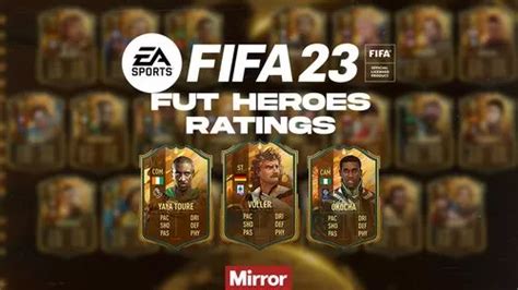 FIFA 23 FUT Heroes Ratings Confirmed Featuring Seven Premier League