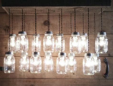 Reclaimed Barnwood 10 Or 16 Mason Jar Chandelier FARMHOUSE Barn Wood