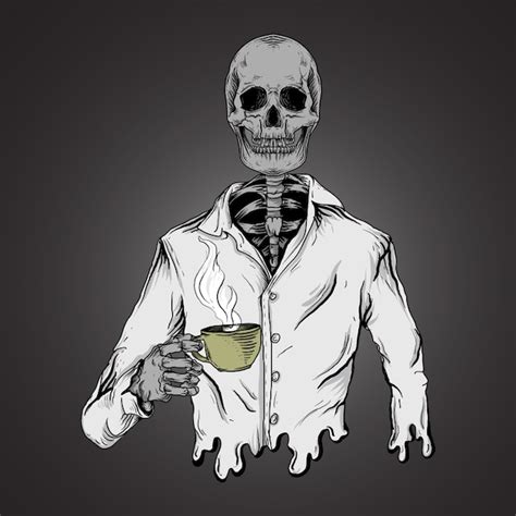 Premium Vector Art Work Illustration And T Shirt Design Skeleton