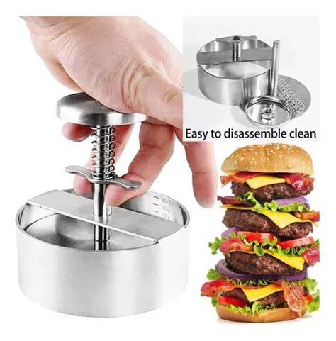 Molde Para Hamburguesas Antiadherente De Acero Inoxidable 30 En Venta