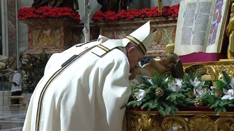 Christmas Midnight Mass With Pope Francis 2020 Hd Youtube