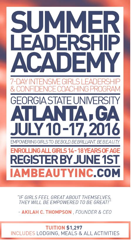 Summer Leadership Academy 2016