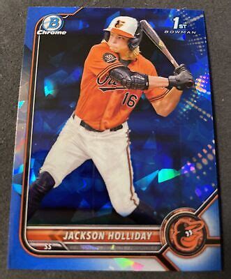 2022 Bowman Draft Chrome Sapphire 1st Bowman Jackson Holliday BDC 168