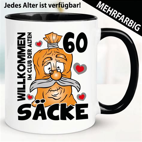 Personalisierte Geburtstagstasse Club der alten Säcke