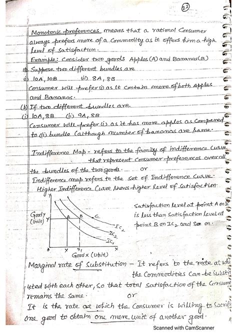 SOLUTION Indifference Curve Indifference Set Marginal Rate Of