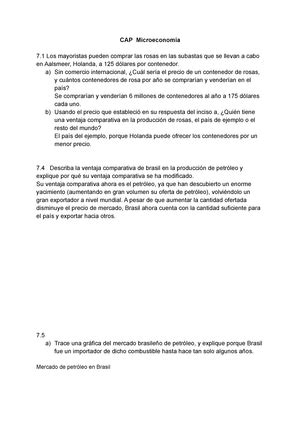 Cap 6 Ejercicios Cap 6 Libro Microeconomía de Parkin 11va edición