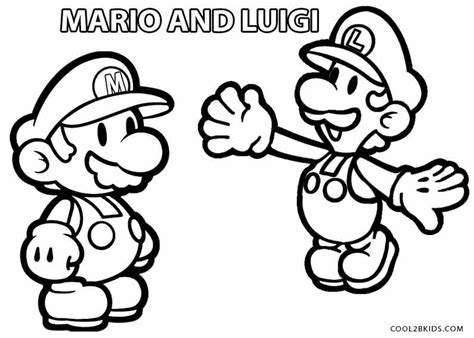 Dibujos de Luigi para colorear - Páginas para imprimir gratis