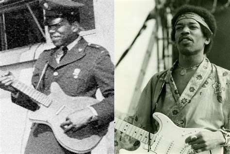 Army Uniform Jimi Hendrix In Army Uniform