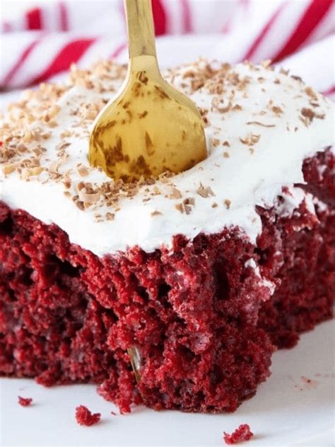 Red Velvet Poke Cake Story Bake Me Some Sugar