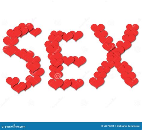 Word Sex Vector Imag Heard Stock Vector Illustration Of Congratulation 60378704