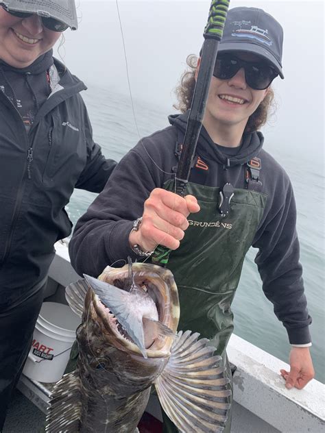 Lingcod Rockfish Biting As Halibut Lighthouse Salmon Openers Near