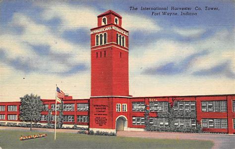 The International Harvester Co Tower Erected In 1922 Fort Wayne