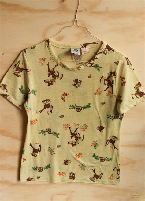 Vintage S Disney Bambi T Shirt Kennington Ltd Thu Gem