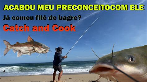 Nunca Tinha Provado Esse Peixe Pesquei E Preparei Youtube