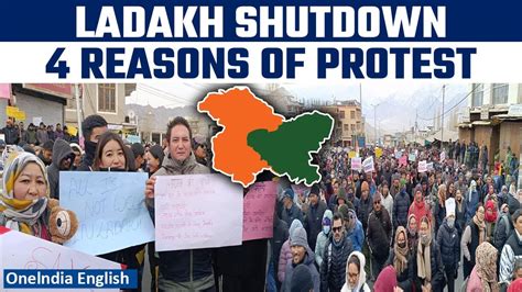 Complete Shutdown In Ladakh In Demand For Statehood Inclusion In Sixth