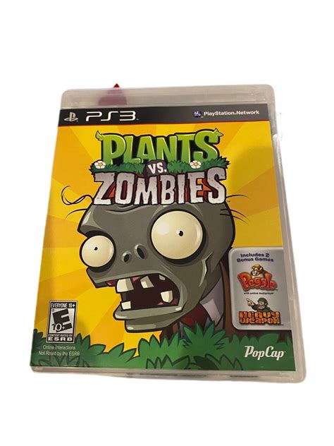 Plants Vs Zombies Ps Sony Playstation No Manual Values Mavin