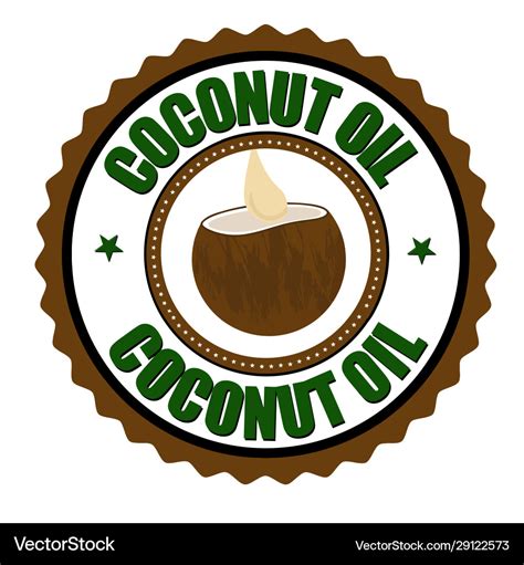 Coconut Oil Label Design