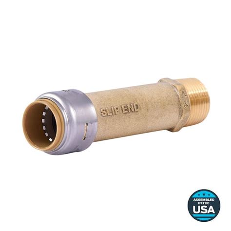 Sharkbite Max In Push To Connect X Mip Brass Slip Adapter Fitting