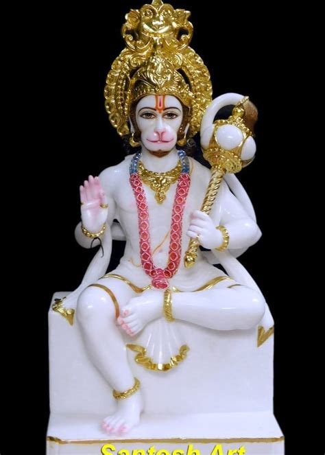 White Marble Hanuman Statue Temple At Rs In Jaipur Id