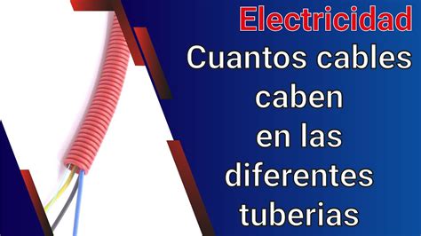 Cuantos Cables Caben En Una Tuberia De 1 2 Y De 3 4 De Pulgada YouTube