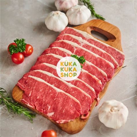 Jual Daging Sapi Aus Striploin Sirloin Aus Beef Slice Lean Meat