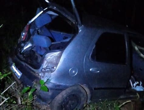 Motorista Fica Ferida Em Capotamento Na PR 466 Em Pitanga Correio Do