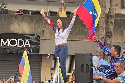 Mar A Corina Machado Liberada Tras Ser Violentamente Interceptada