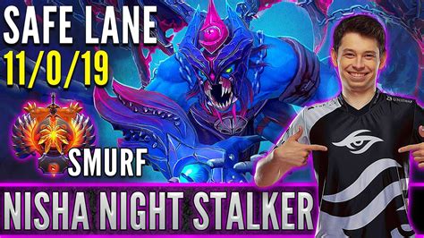 Secret Nisha [ Night Stalker ] Safe Lane Carry Pro Gameplay [ Patch 7 31d ] Dota 2 Full Game