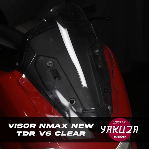 Jual Visor Windshield Nmax N Max New Baru Tdr V6 Clear Bening Tebal 3mm