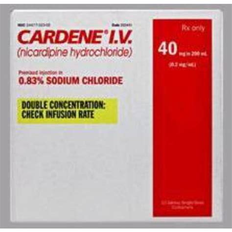 Cardene Generic Nicardipine Prescriptiongiant