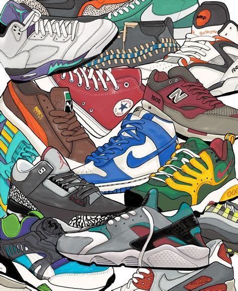 19 Ideas For Sneakers Illustration Art Sneakers Illustration