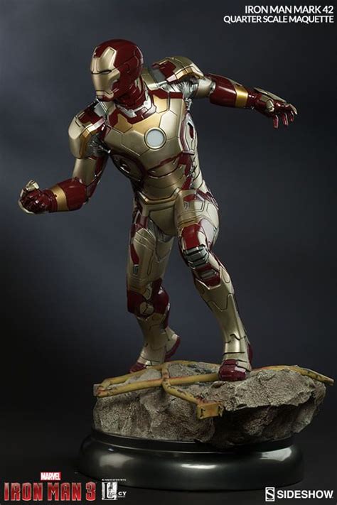 Marvel Iron Man Mark Quarter Scale Maquette By Sideshow C Figuras