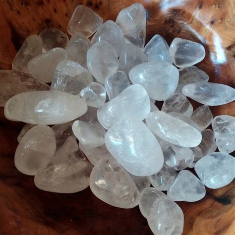 Clear Quartz Crystal Tumbled Stone By Wendywildcraft On Etsy