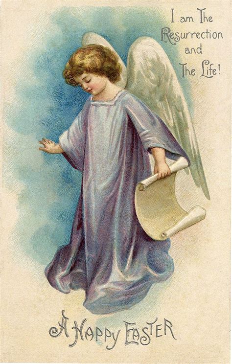 23 Easter Angels Pictures Easter Postcards Angel Pictures Vintage