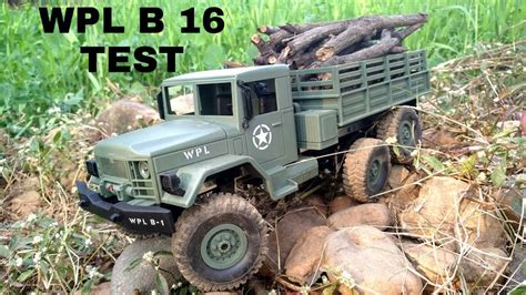 Unboxing Review Testing Of 1 16 Scale WPL B 16 RC Military Truck RC