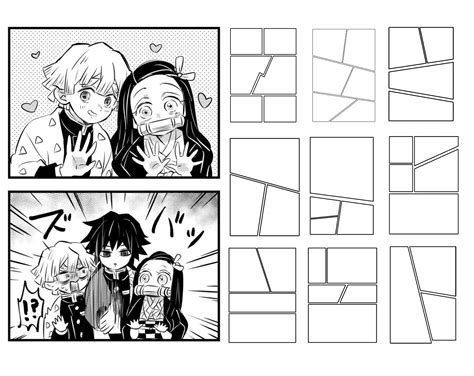 manga panel templates comic storyboard templates managa panel